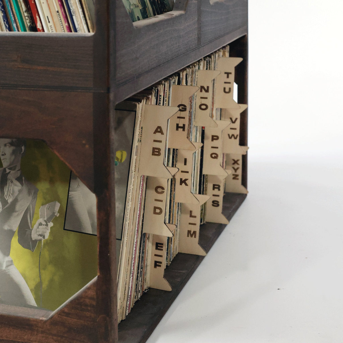 The Vinyl Record Dividers: Baltic Birch A-Z Organizers