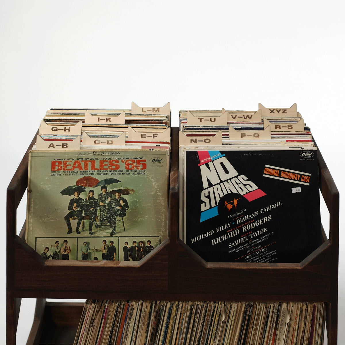 The Vinyl Record Dividers: Baltic Birch A-Z Organizers